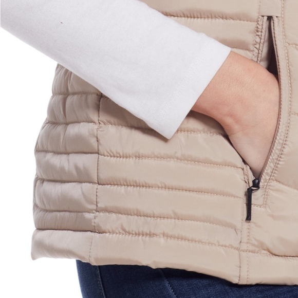 WEATHERPROOF QUILTED PUFFER VEST WITH PLUSH LINING size M NWT - Picture 3 of 5